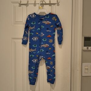 Cotton Shark Pirate Kids Bodysuit 18M